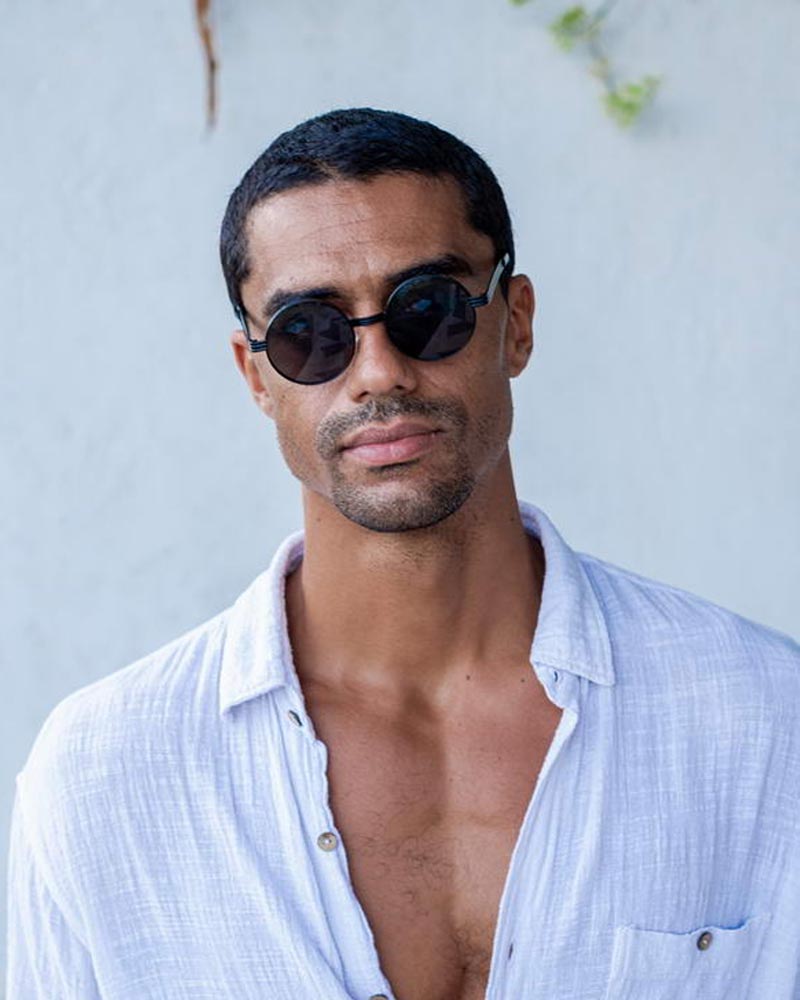 Heart-shaped sunglasses with pink lenses