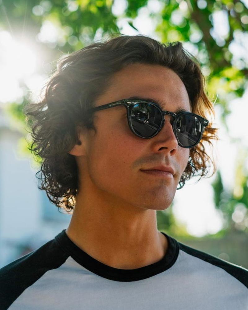Heart-shaped sunglasses with pink lenses