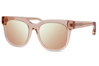 Thumbnail for Heart-shaped sunglasses with pink lenses