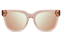 Thumbnail for Heart-shaped sunglasses with pink lenses