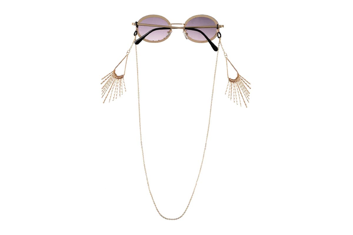 Eyeglass chain in metal #1713 (metal / 65cm)