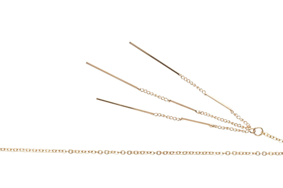 Glasögonkedja i metall #1714 (metall / 65cm)