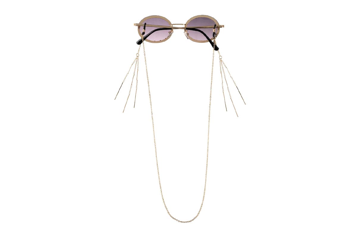 Eyeglass chain in metal #1714 (metal / 65cm)