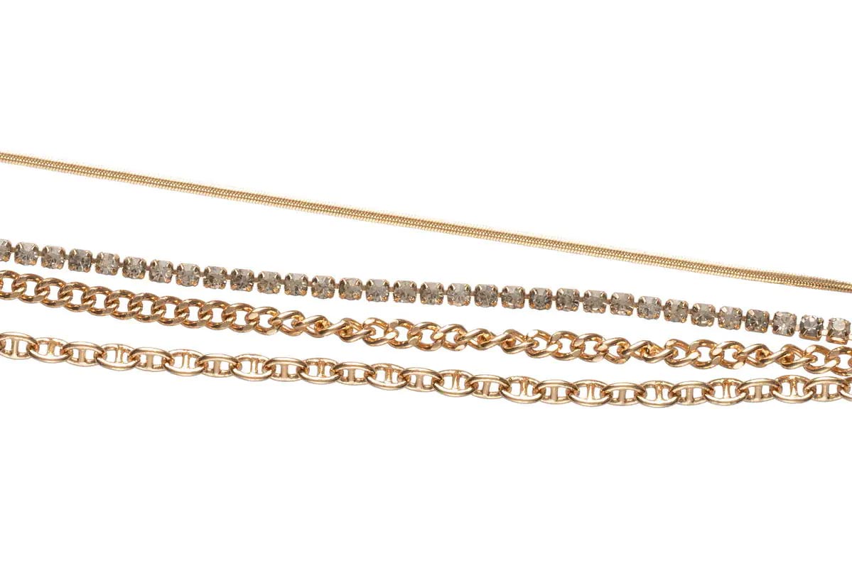 Eyeglass chain in metal #1715 (metal / 65cm)