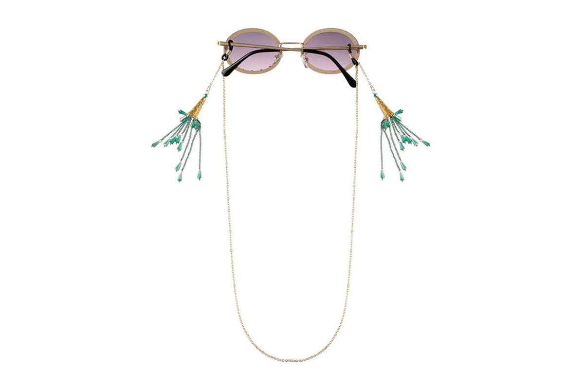 Eyeglass chain in metal #1713 (metal / 65cm)