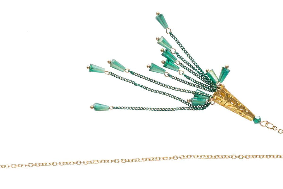 Glasögonkedja i metall #1713 (metall / 65cm)