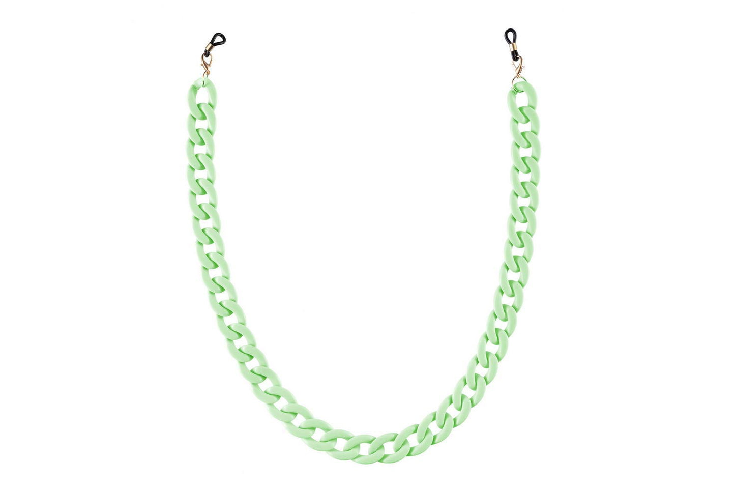 Glasses chain in mint green (plastic / 65cm)