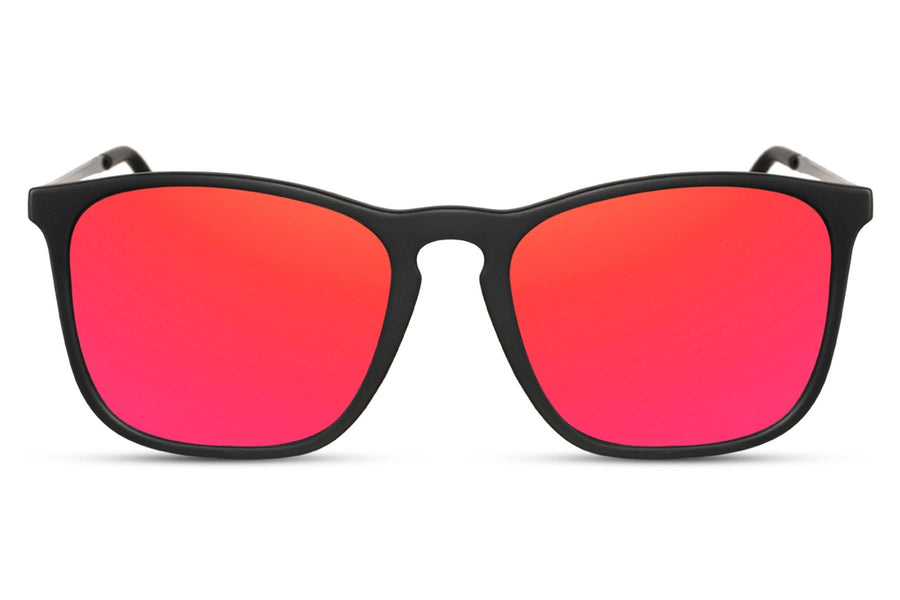 Heart-shaped sunglasses with pink lenses