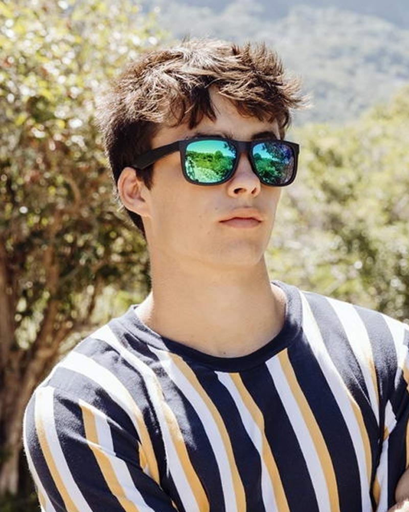 Heart-shaped sunglasses with pink lenses