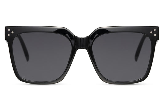 Heart-shaped sunglasses with pink lenses