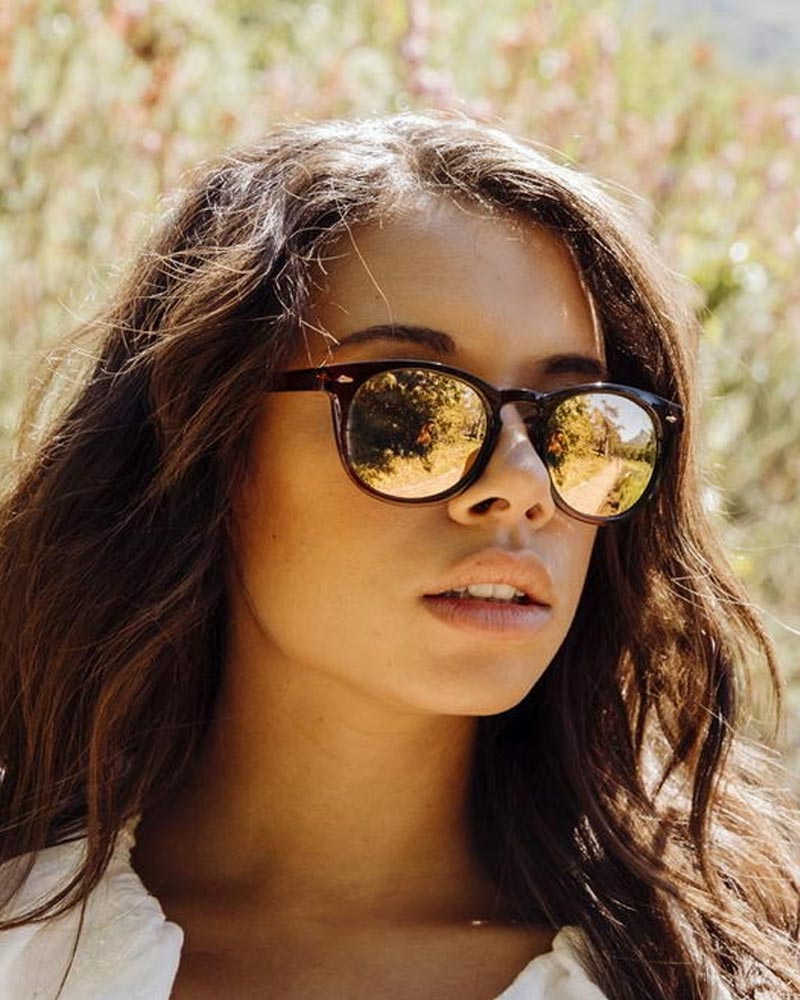 Heart-shaped sunglasses with pink lenses