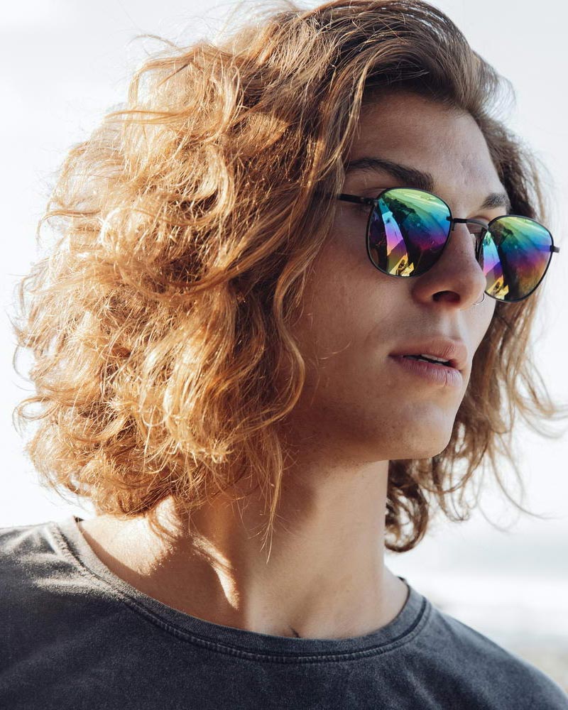 Heart-shaped sunglasses with pink lenses