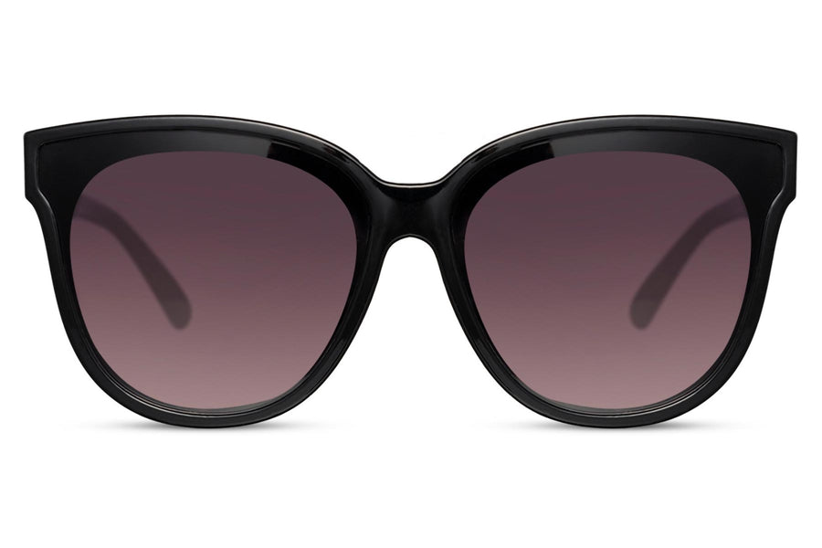 Heart-shaped sunglasses with pink lenses