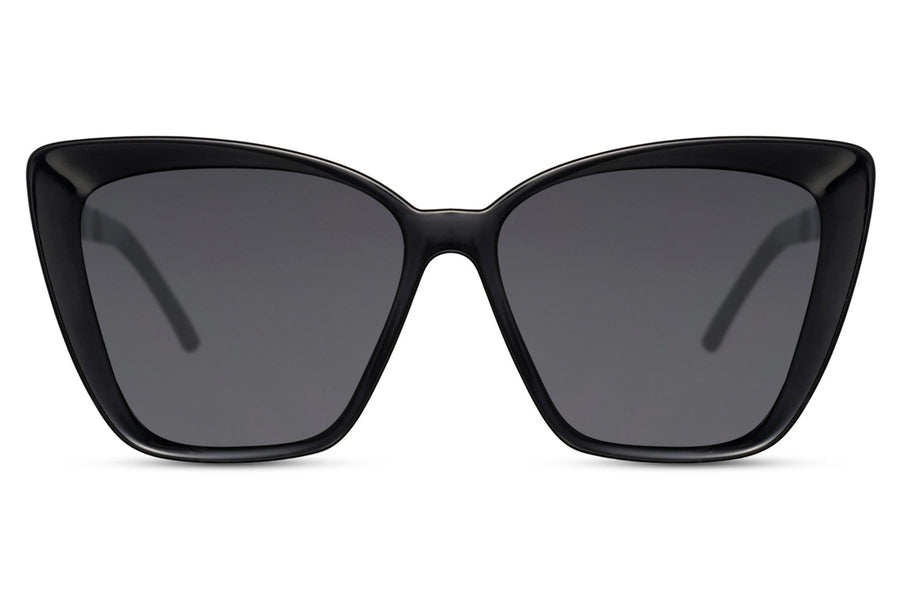 Heart-shaped sunglasses with pink lenses