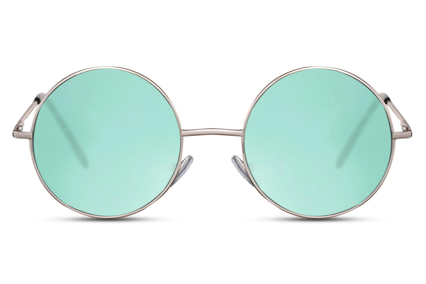 Heart-shaped sunglasses with pink lenses