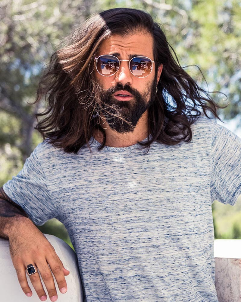 Heart-shaped sunglasses with pink lenses