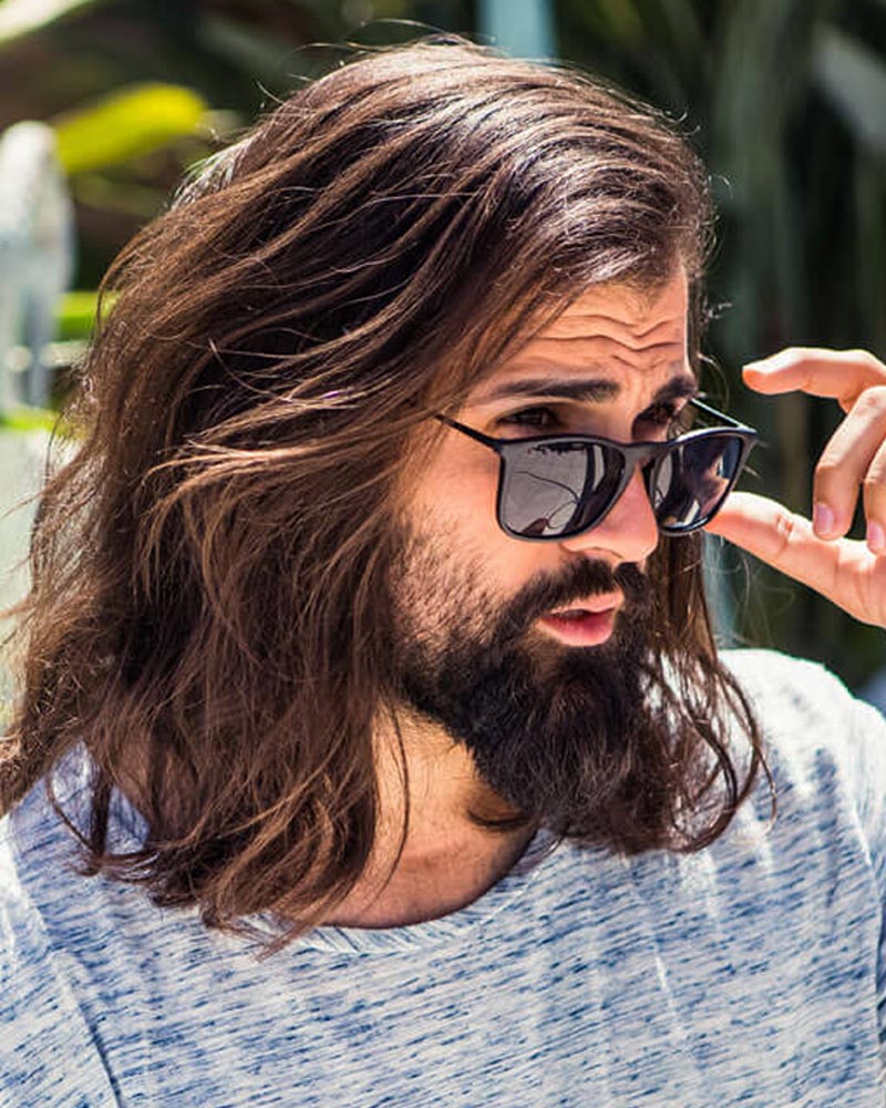 Klassiska solglasögon i svart med svarta glas #492