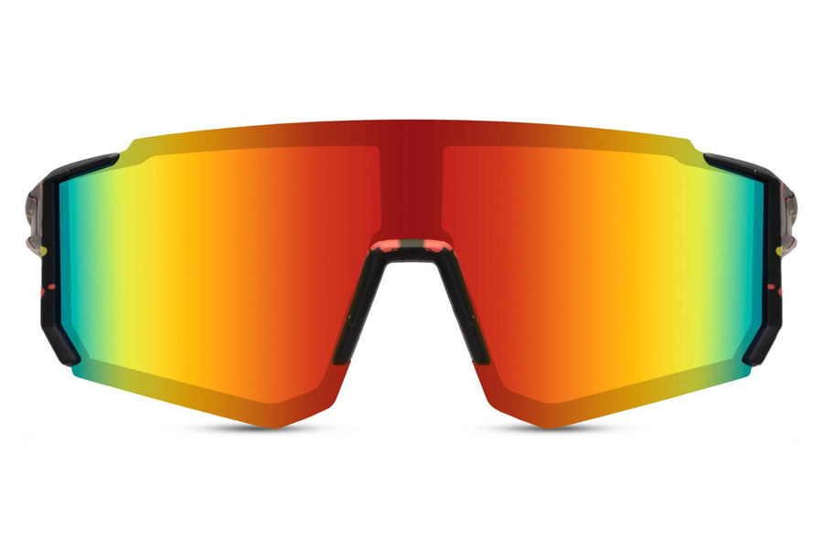 Solglasögon med cylindriskt synfält och spegelglas #5624