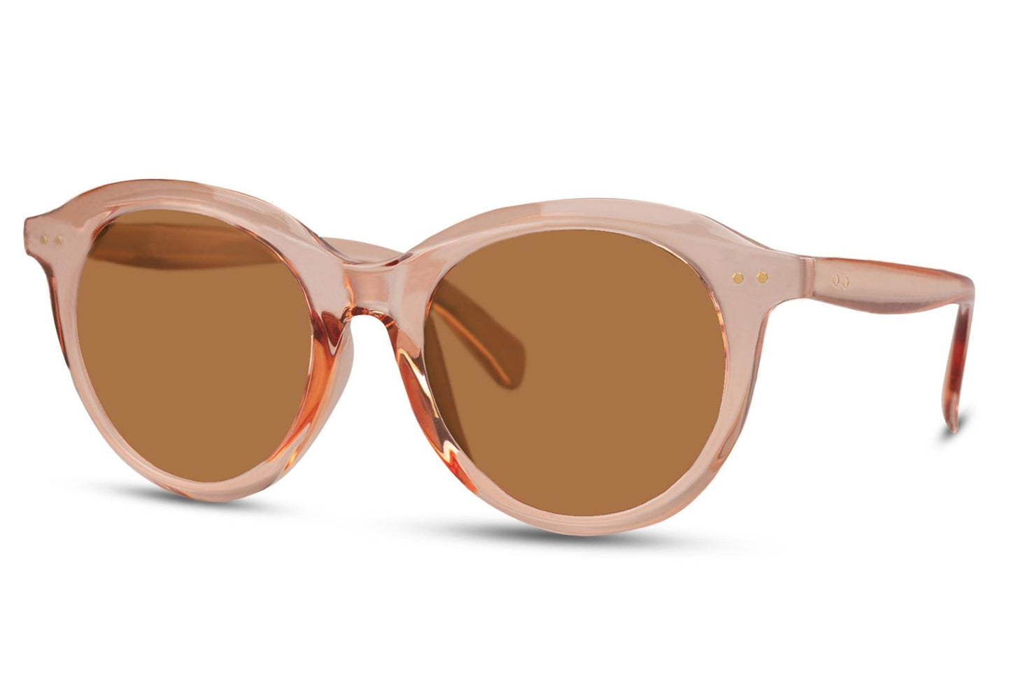 Heart-shaped sunglasses with pink lenses