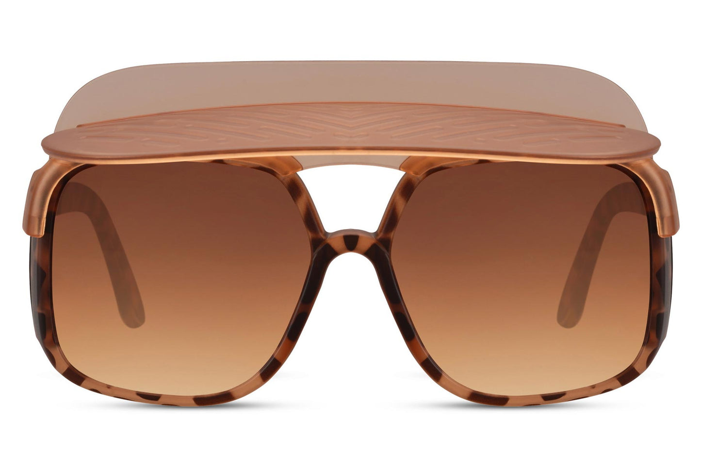 Heart-shaped sunglasses with pink lenses