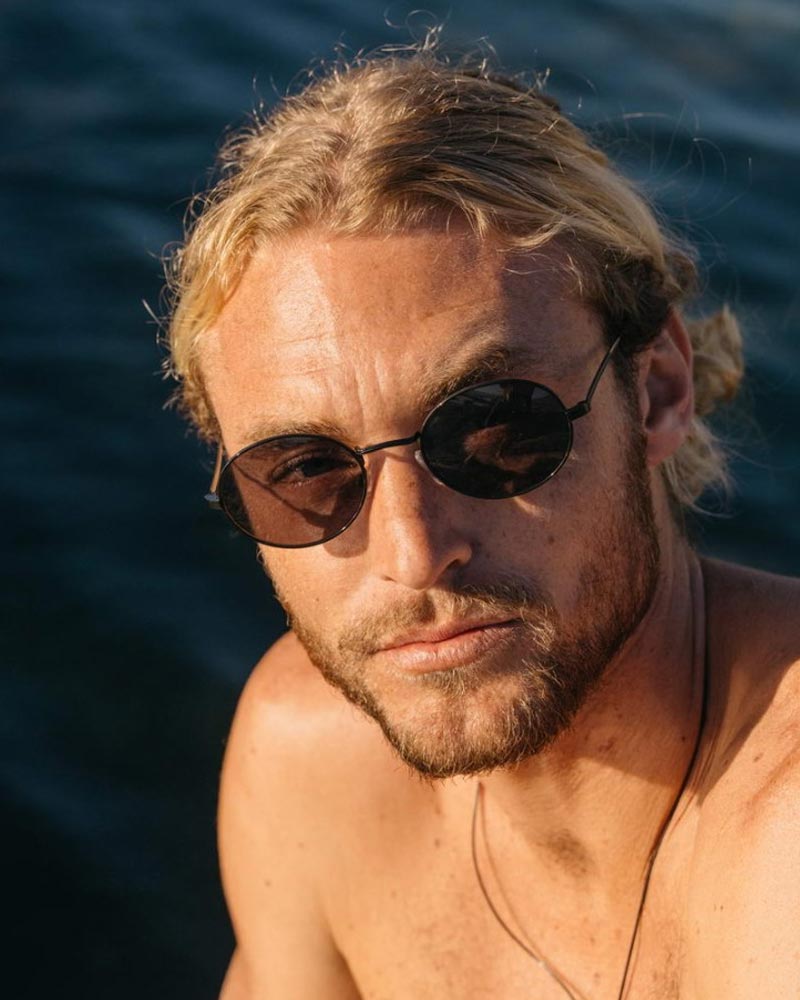 Heart-shaped sunglasses with pink lenses