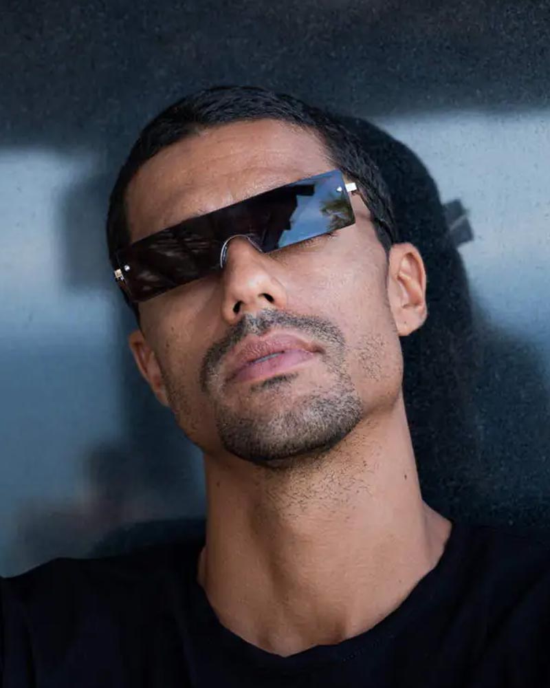 Heart-shaped sunglasses with pink lenses