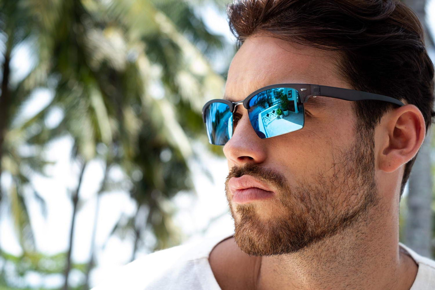Heart-shaped sunglasses with pink lenses