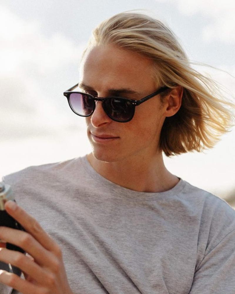 Heart-shaped sunglasses with pink lenses