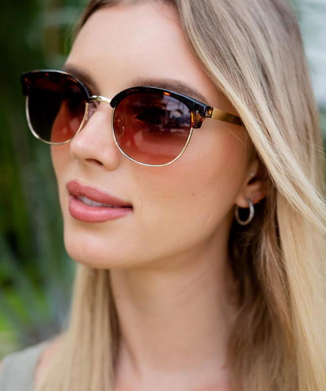 Heart-shaped sunglasses with pink lenses