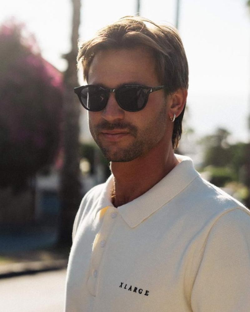 Heart-shaped sunglasses with pink lenses