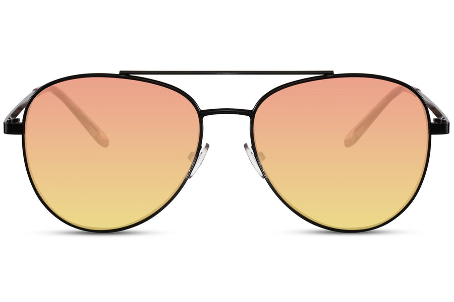 Heart-shaped sunglasses with pink lenses