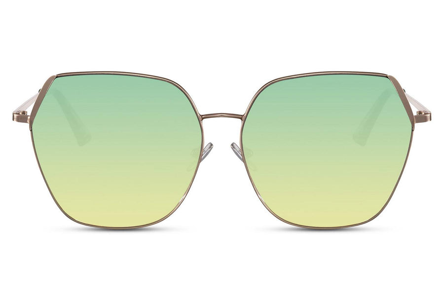 Heart-shaped sunglasses with pink lenses