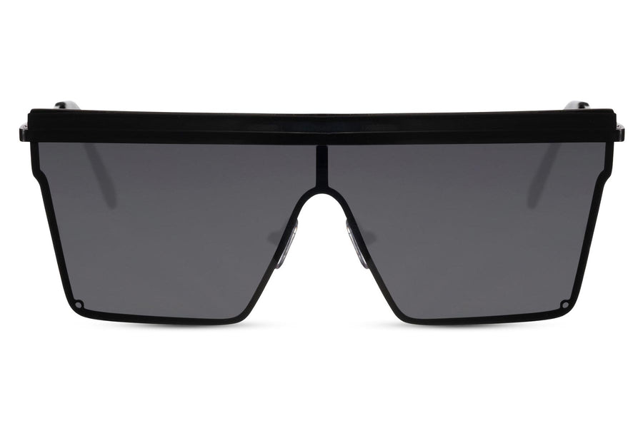 Heart-shaped sunglasses with pink lenses