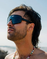 Thumbnail for Heart-shaped sunglasses with pink lenses