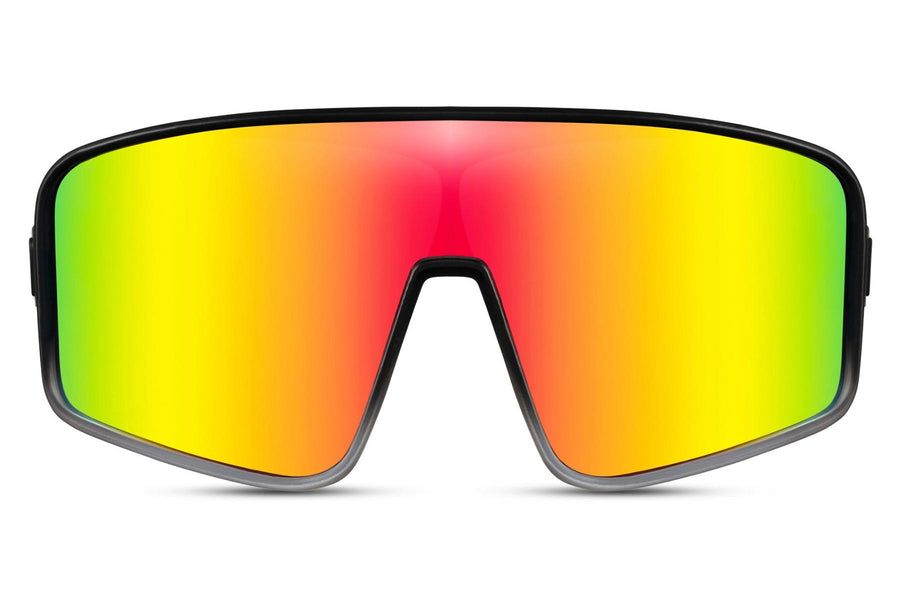 Heart-shaped sunglasses with pink lenses