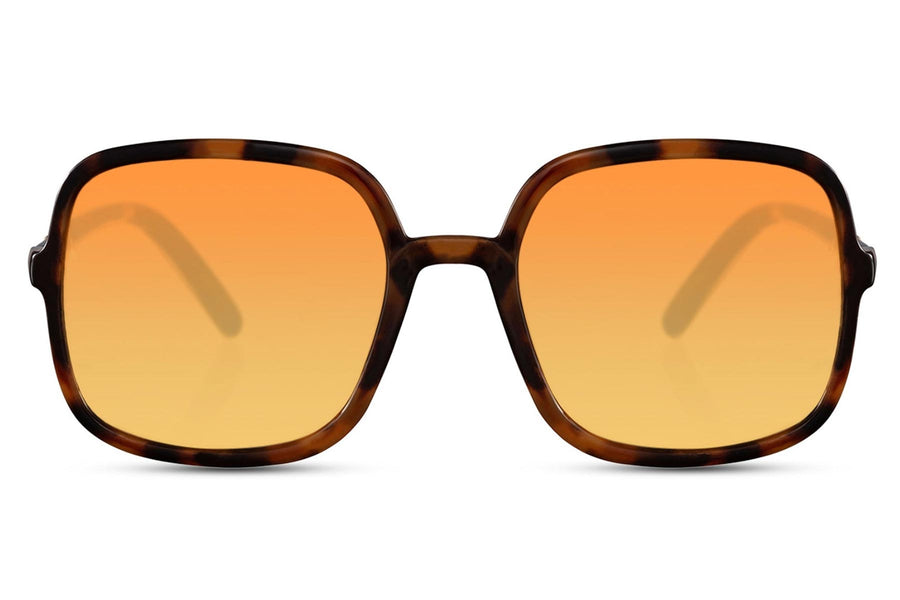 Heart-shaped sunglasses with pink lenses