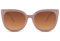 Thumbnail for Oversized Cateye solglasögon i rosa med tonade glas