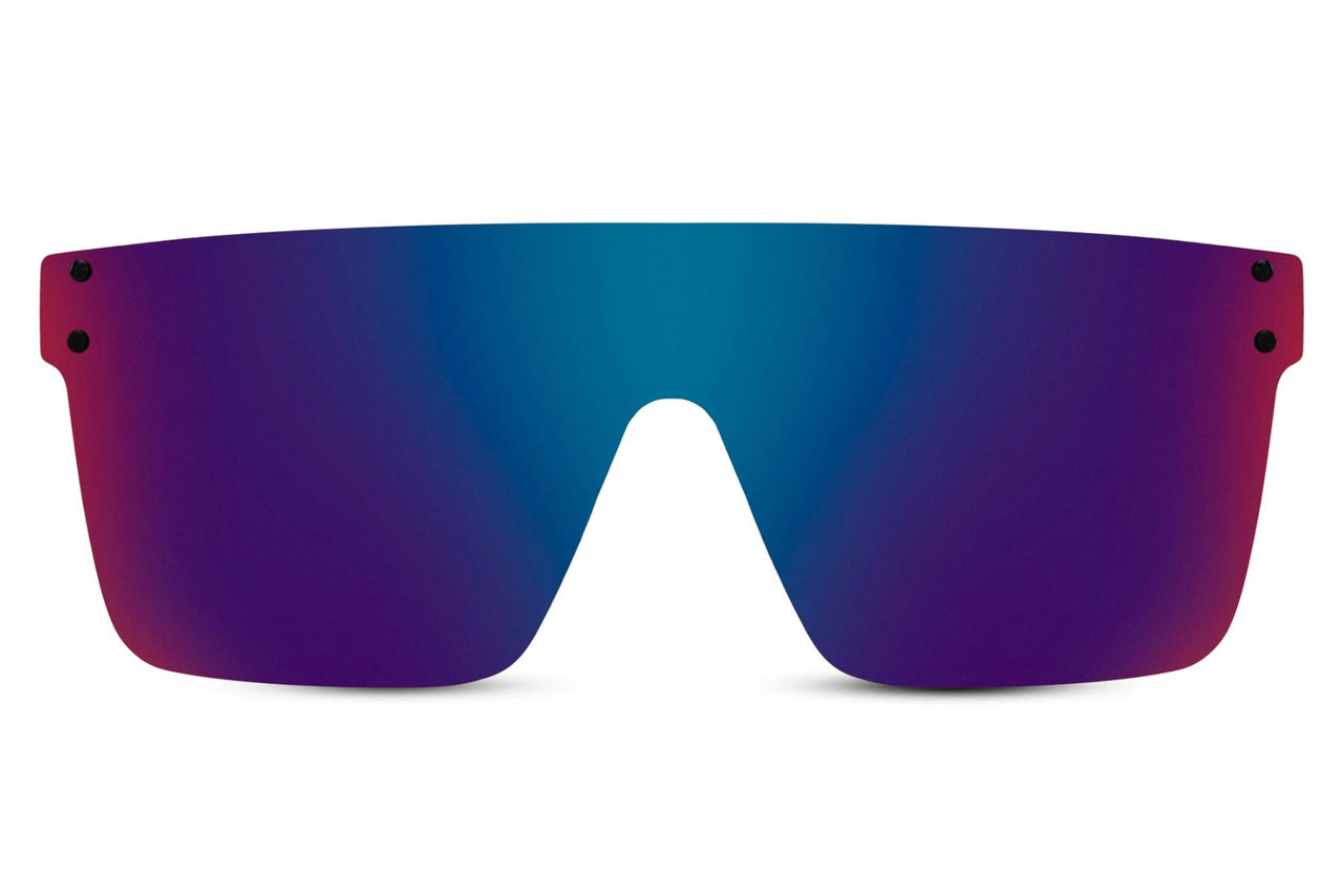Heart-shaped sunglasses with pink lenses