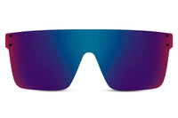 Thumbnail for Heart-shaped sunglasses with pink lenses