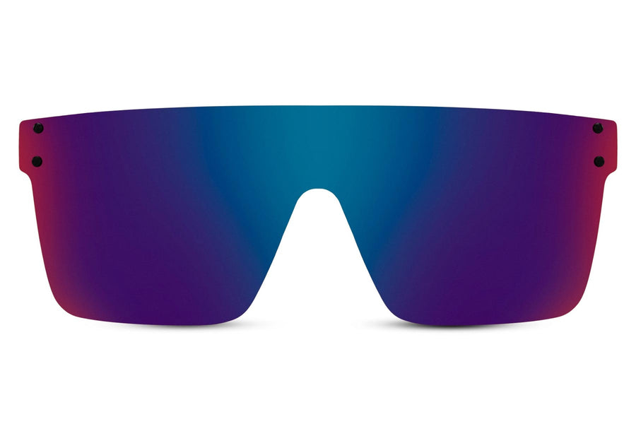 Heart-shaped sunglasses with pink lenses