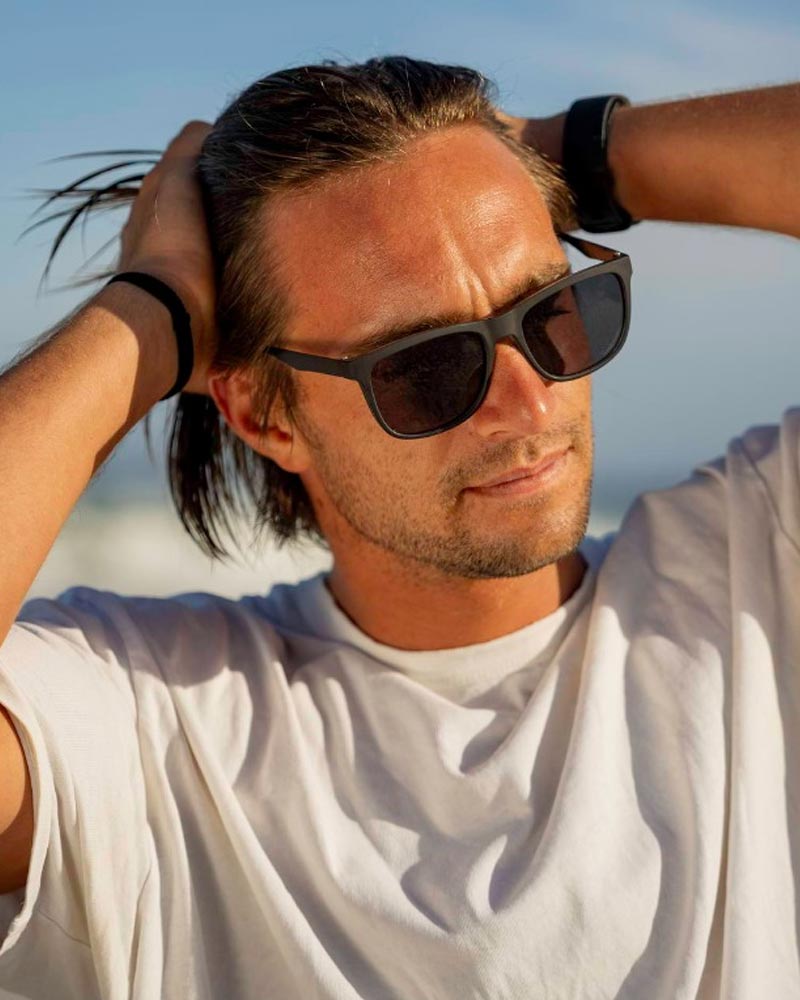 Heart-shaped sunglasses with pink lenses