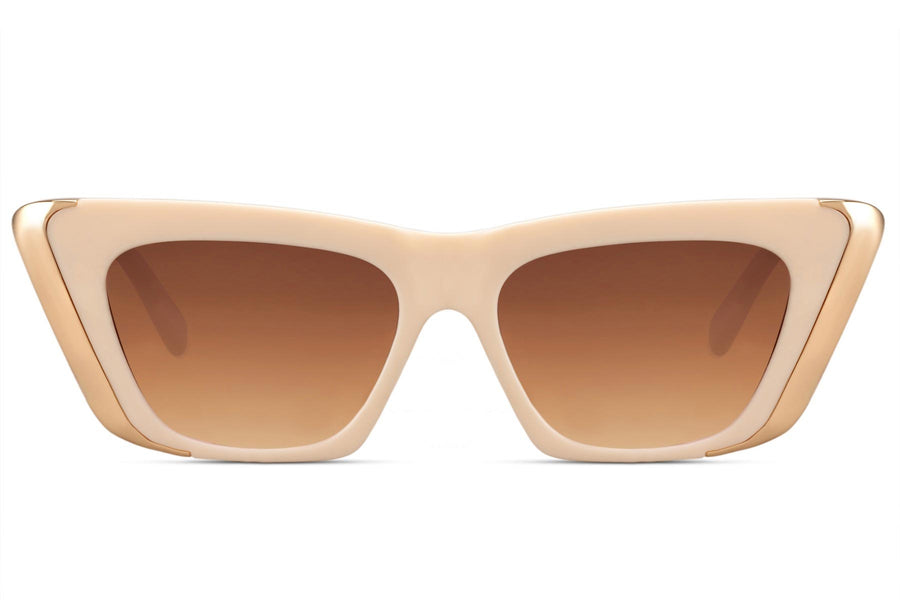Heart-shaped sunglasses with pink lenses