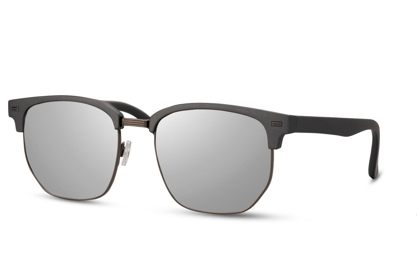 Heart-shaped sunglasses with pink lenses