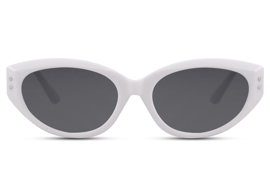 Heart-shaped sunglasses with pink lenses