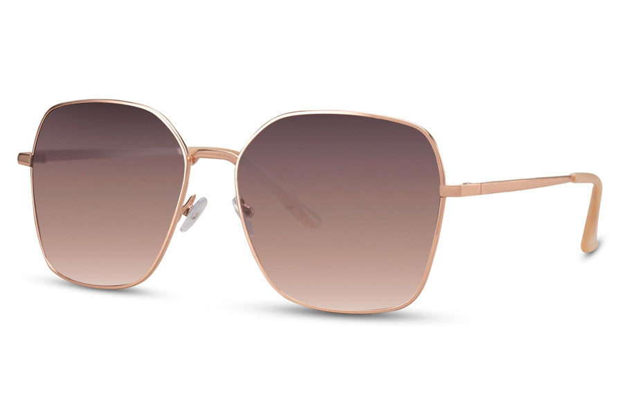 Heart-shaped sunglasses with pink lenses