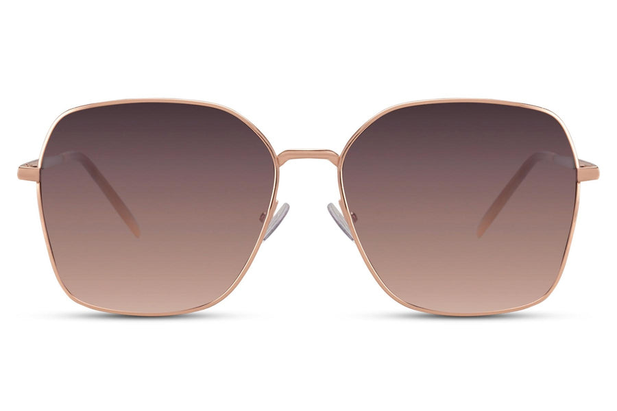 Heart-shaped sunglasses with pink lenses