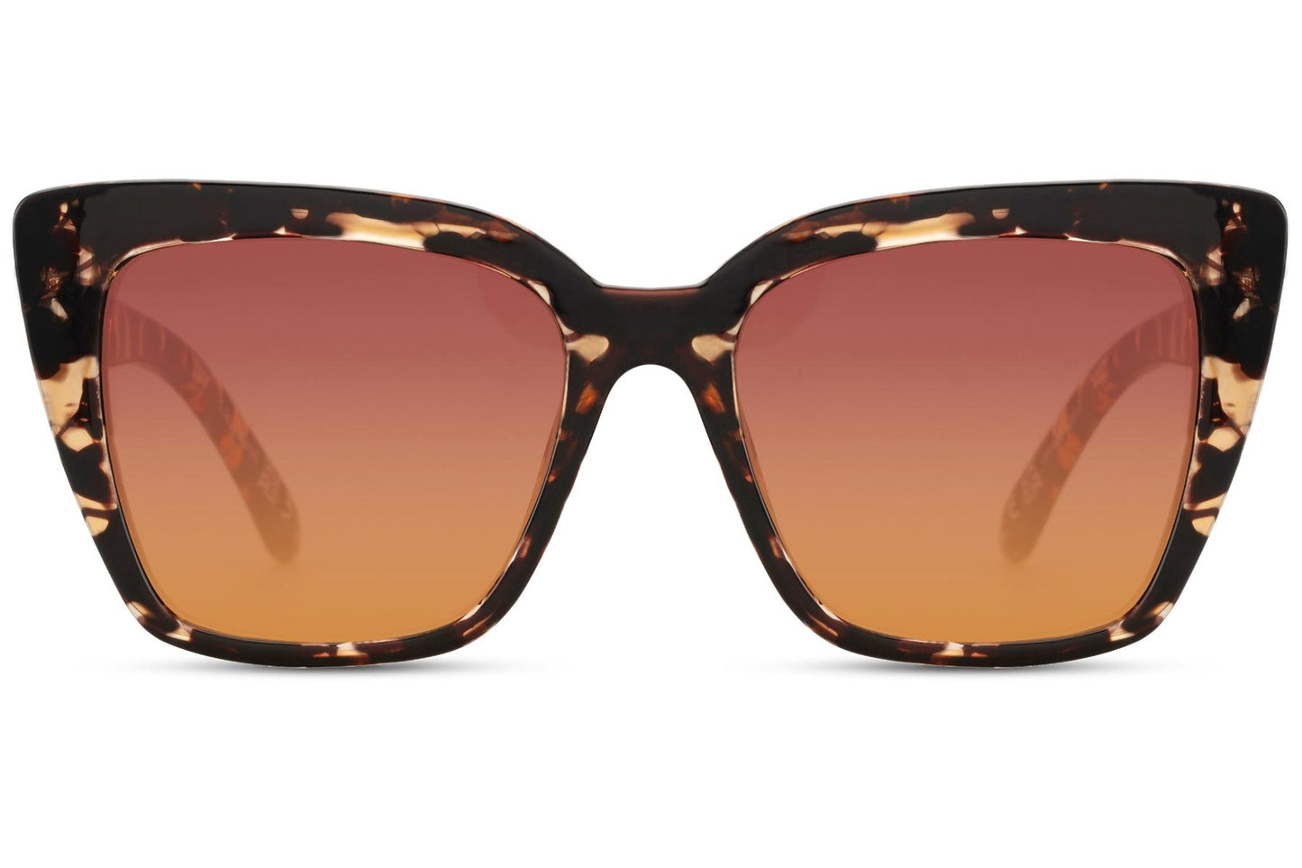 Heart-shaped sunglasses with pink lenses