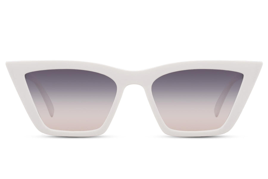 Heart-shaped sunglasses with pink lenses