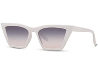 Thumbnail for Cateye solglasögon i vitt med tonade glas