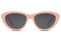 Thumbnail for Heart-shaped sunglasses with pink lenses